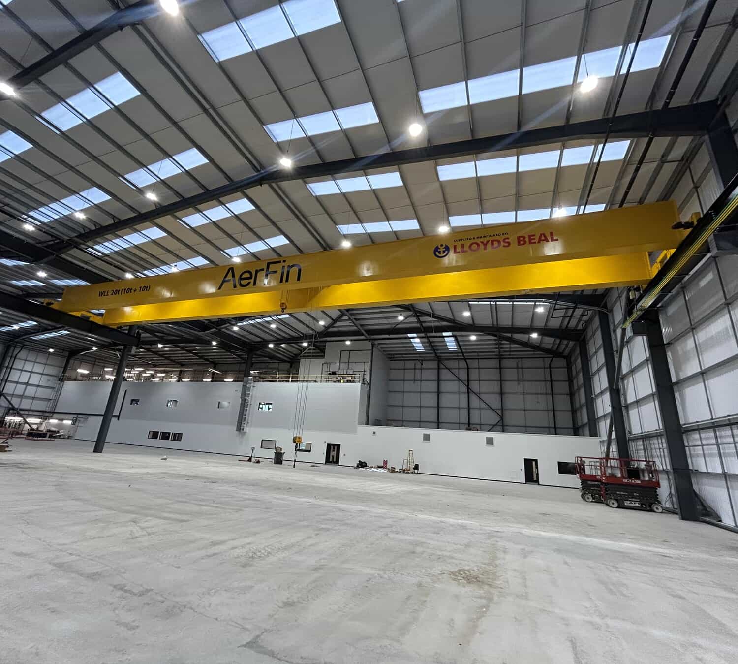 Overhead Crane Fabrication For Aerfin